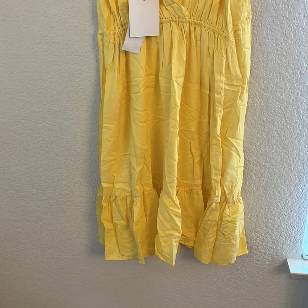 MAJORELLE Esther Midi Dress In Canary Yellow - Picture 10 of 11
